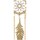 Ρολόγια & Kοσμήματα Γυναίκα Σκουλαρίκια Luna Collection 71016 Gold