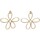 Ρολόγια & Kοσμήματα Γυναίκα Σκουλαρίκια Luna Collection 71038 Gold