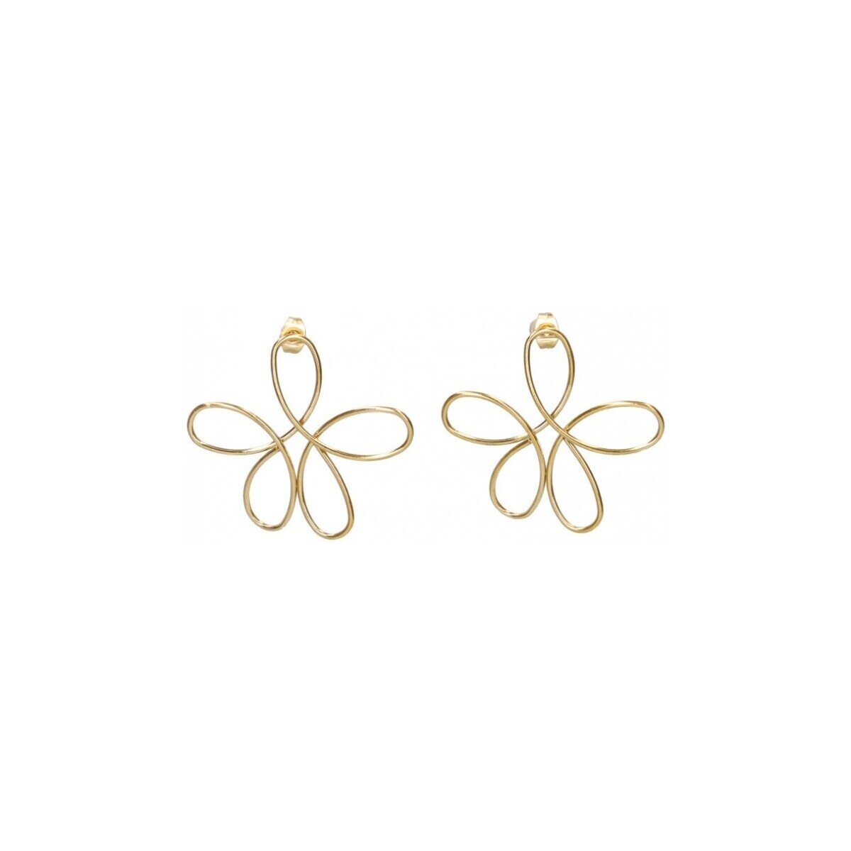 Ρολόγια & Kοσμήματα Γυναίκα Σκουλαρίκια Luna Collection 71038 Gold