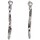 Ρολόγια & Kοσμήματα Γυναίκα Σκουλαρίκια Luna Collection 71048 Silver