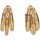 Ρολόγια & Kοσμήματα Γυναίκα Σκουλαρίκια Luna Collection 71049 Gold