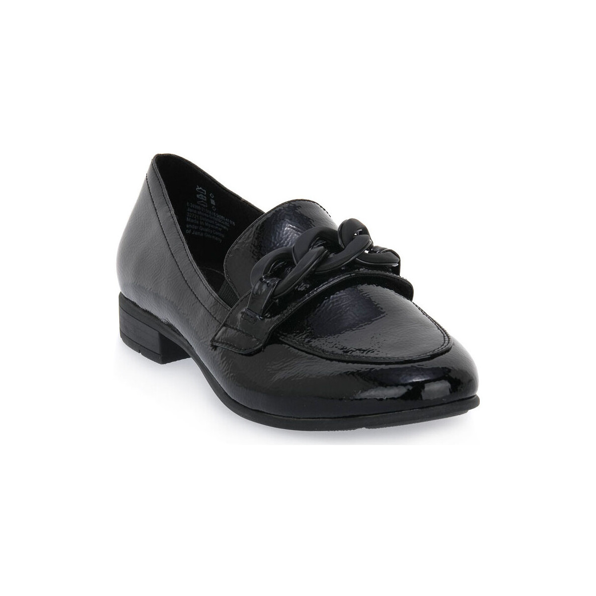 Παπούτσια Γυναίκα Μοκασσίνια Jana 018 PLACK PATENT Black