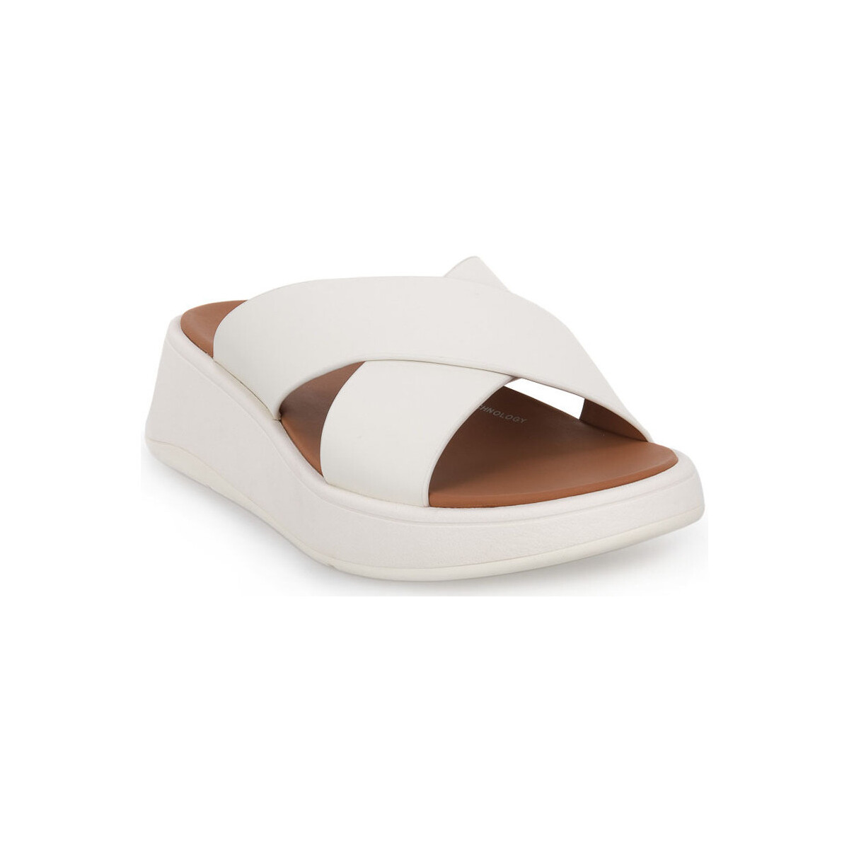 Mules FitFlop F MODE LEATHER PLATFORM CROSS 26231134F