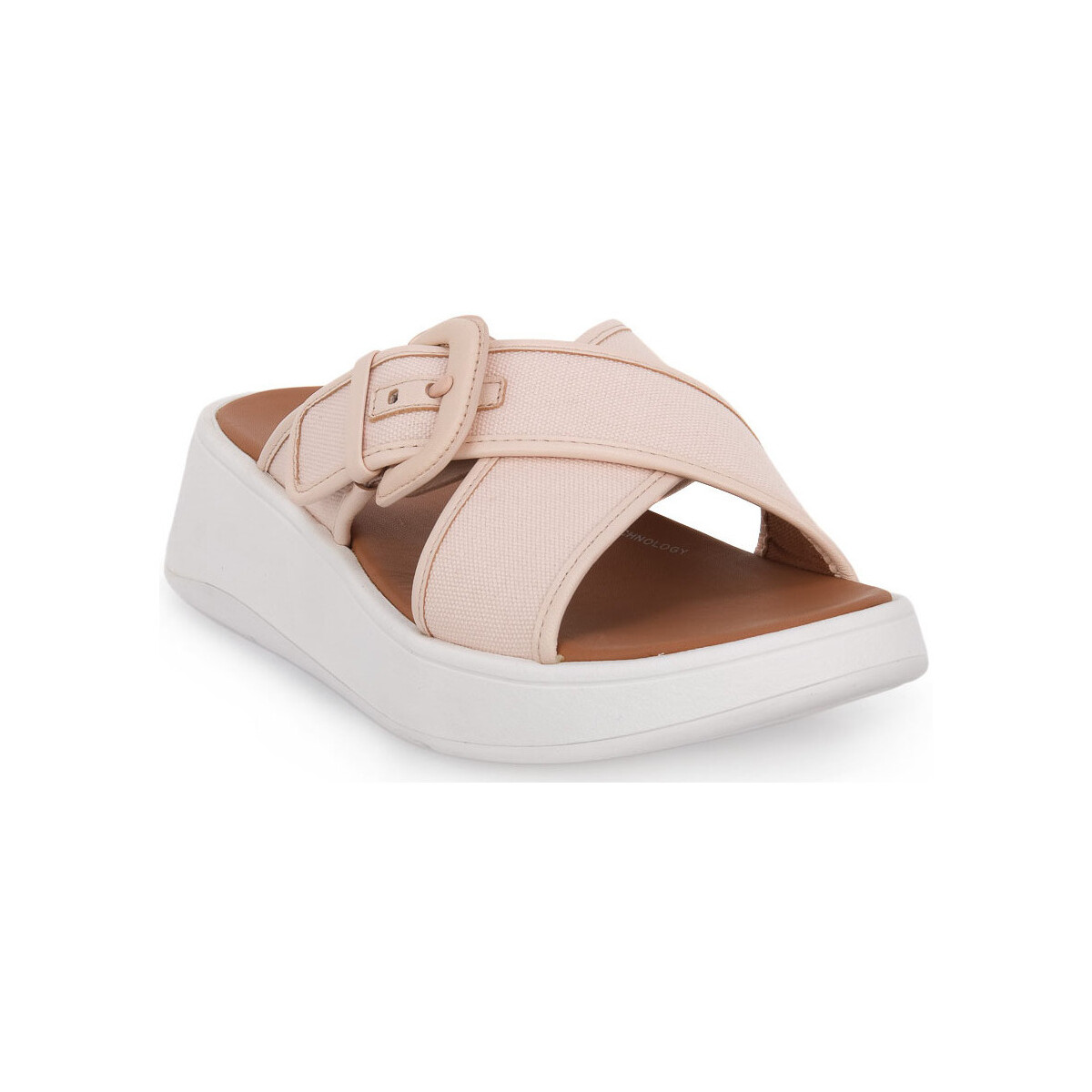 Mules FitFlop F MODE BUCKLE CANVAS PLATFORM 26231137F