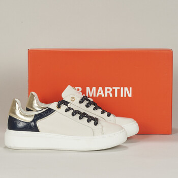 Παπούτσια Γυναίκα Χαμηλά Sneakers JB Martin FLORA Nappa / Craie / Marine