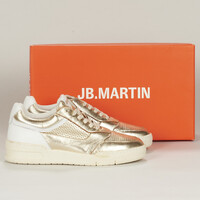 Παπούτσια Γυναίκα Χαμηλά Sneakers JB Martin HIRA Nappa / Gold / Craie