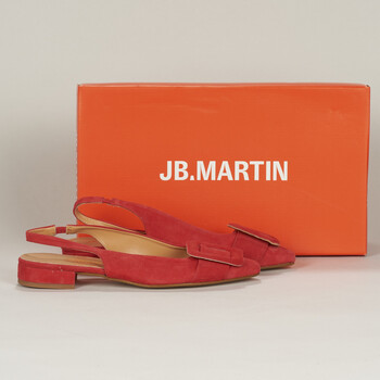 Παπούτσια Γυναίκα Μπαλαρίνες JB Martin VARIA Chevre / Velours / Red