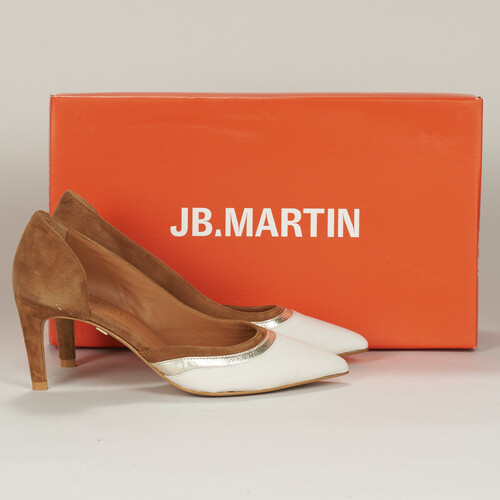 Παπούτσια Γυναίκα Γόβες JB Martin ETNA Chevre / Velours / Camel / Gold / Craie