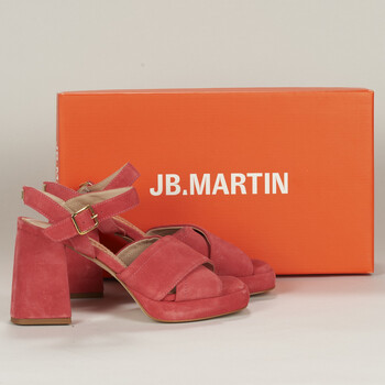 Παπούτσια Γυναίκα Σανδάλια / Πέδιλα JB Martin ORPHEE Croute / Velours / Ροζ