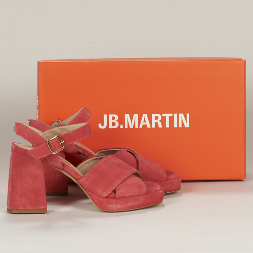Παπούτσια Γυναίκα Σανδάλια / Πέδιλα JB Martin ORPHEE Croute / Velours / Ροζ