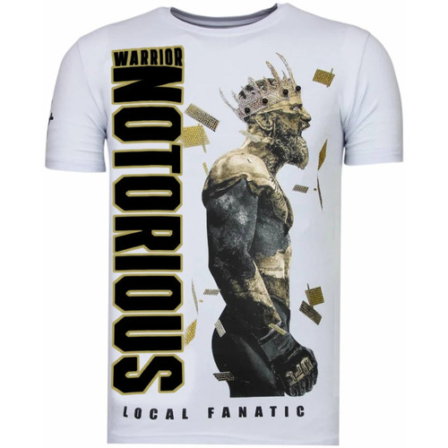Υφασμάτινα Άνδρας T-shirt με κοντά μανίκια Local Fanatic 144125490 Άσπρο