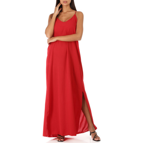 Υφασμάτινα Γυναίκα Φορέματα La Modeuse 31171_P71639 Red