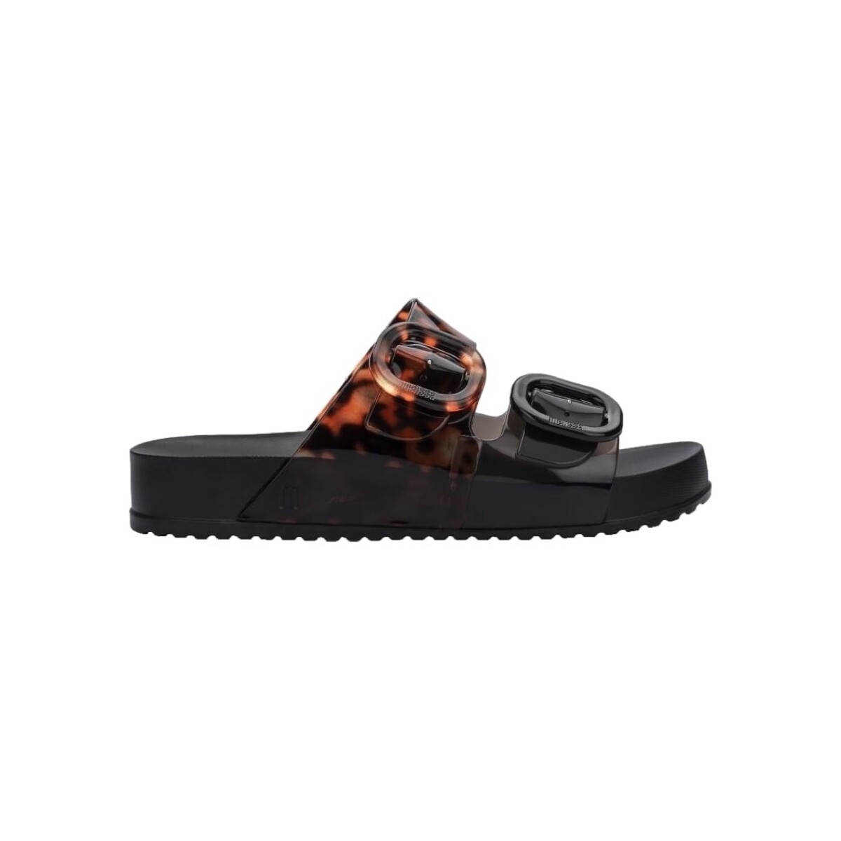 Παπούτσια Γυναίκα Σανδάλια / Πέδιλα Melissa Cozy Slide - Black/Clear Tortoise Black