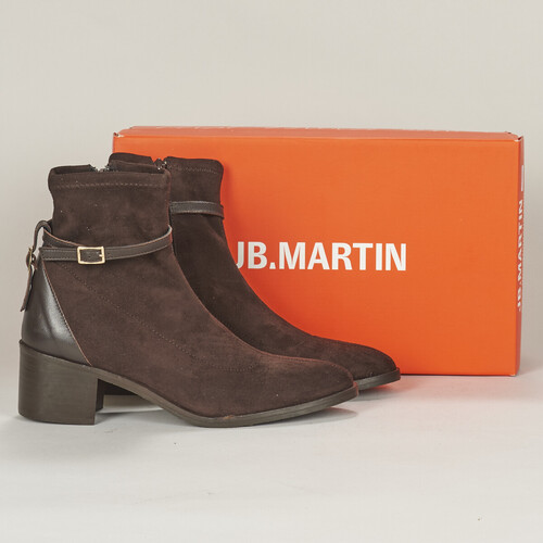 Παπούτσια Γυναίκα Μπότες JB Martin LEORA Toile / Suede / St / Nappa / Ebene