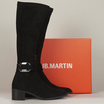 Παπούτσια Γυναίκα Μπότες για την πόλη JB Martin LEONOR Toile / Suede / St / Black
