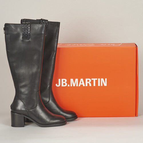 Παπούτσια Γυναίκα Μπότες για την πόλη JB Martin PLUME Veau / Tresse / Black