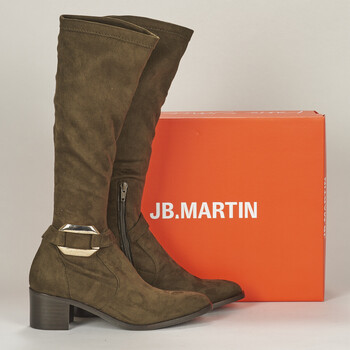 Παπούτσια Γυναίκα Μπότες για την πόλη JB Martin LEONOR Toile / Suede / St / Kaki