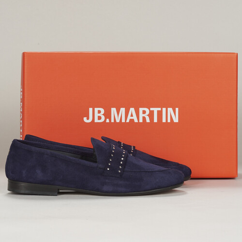 Παπούτσια Γυναίκα Μοκασσίνια JB Martin FRANCHE ROCK Chevre / Velours / Marine