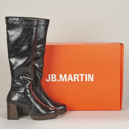 Παπούτσια Γυναίκα Μπότες για την πόλη JB Martin VIENNE Toile / Vintage / St / Black