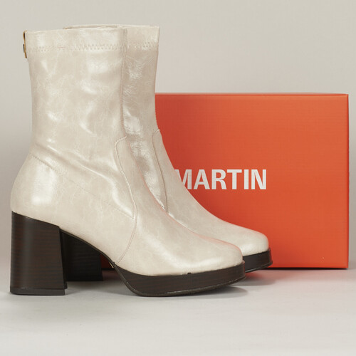 Παπούτσια Γυναίκα Μποτίνια JB Martin VIOLETA Toile / Vintage / St / Beige