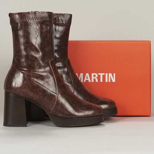 Παπούτσια Γυναίκα Μποτίνια JB Martin VIOLETA Toile / Vintage / St / Cognac