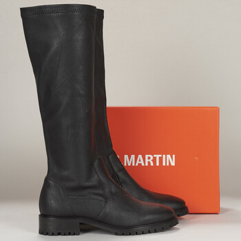Παπούτσια Γυναίκα Μπότες για την πόλη JB Martin BAMBA Toile / Foulonnee / St / Black