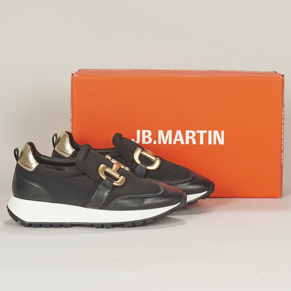 Παπούτσια Γυναίκα Χαμηλά Sneakers JB Martin FABIA Mix / Black / Dore