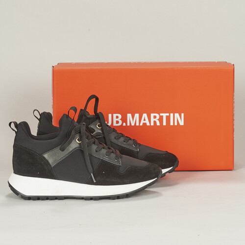 Παπούτσια Γυναίκα Χαμηλά Sneakers JB Martin FLOCON Mix / Nylon / Black