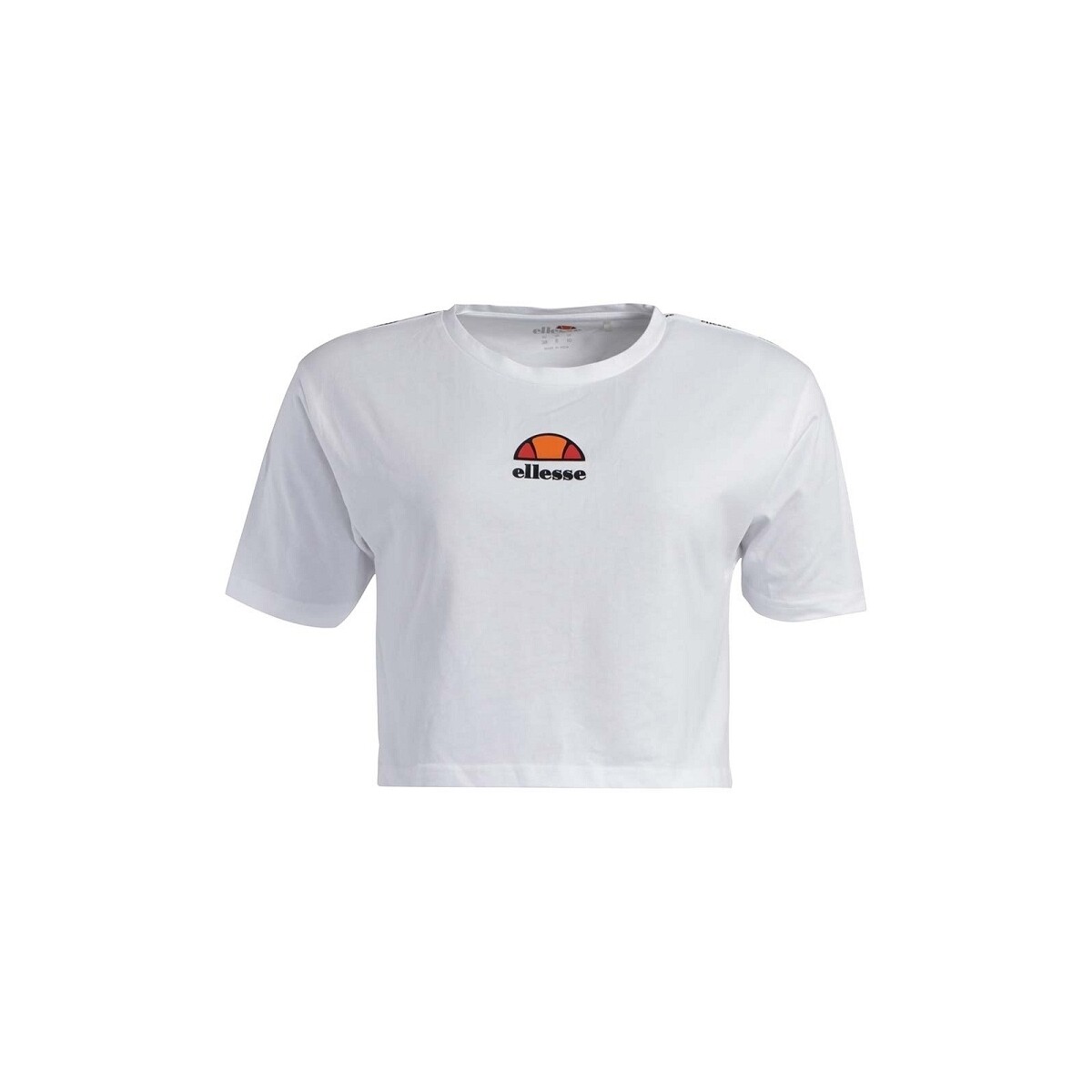 Υφασμάτινα Γυναίκα T-shirts & Μπλούζες Ellesse ANN CROPPED T-SHIRT Άσπρο
