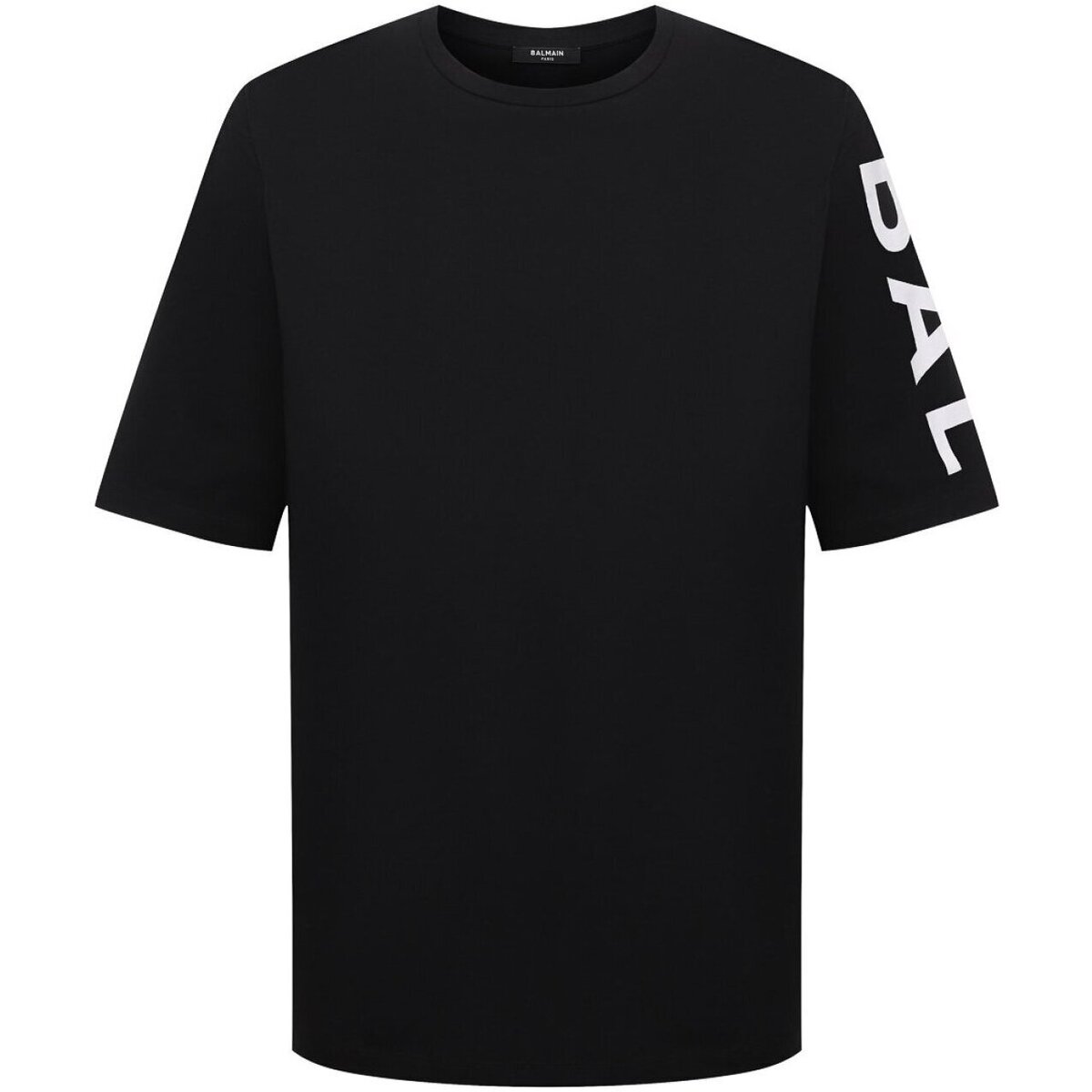 Υφασμάτινα Άνδρας T-shirt με κοντά μανίκια Balmain XH1EH015 BB15 Black