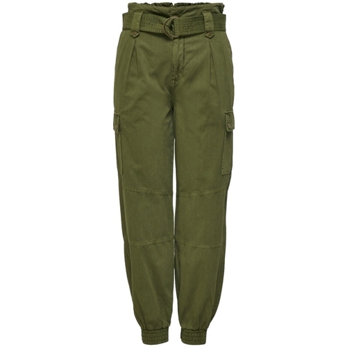 Υφασμάτινα Γυναίκα Παντελόνια Only Pants Saige Cargo - Olive Drab Green