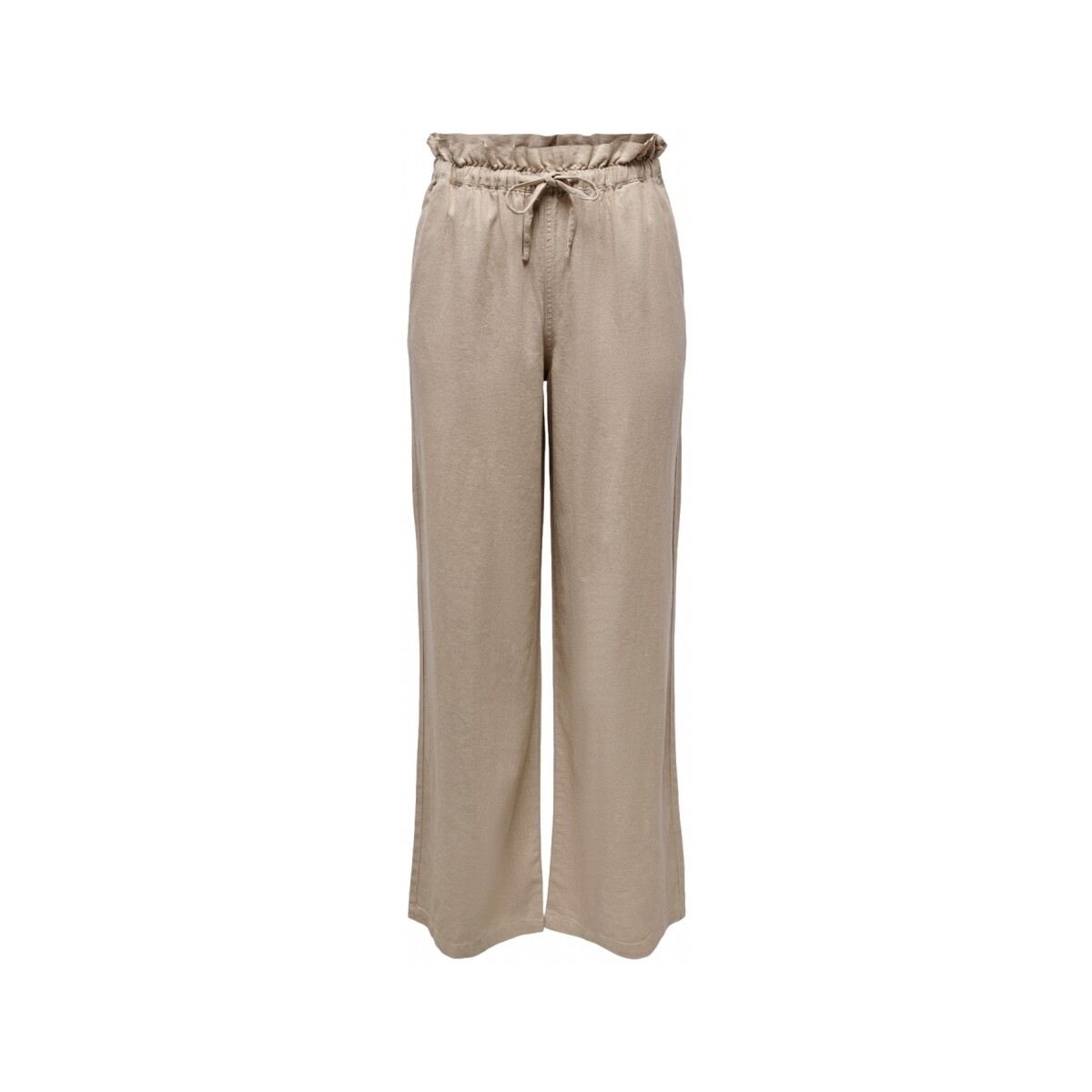 Only  Παντελόνια Only Pants Caro Wide - Oxford Tan
