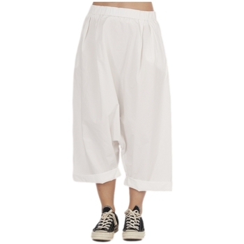 Υφασμάτινα Γυναίκα Παντελόνια Wendy Trendy Pants 791824 - White Άσπρο