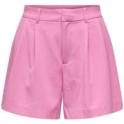Υφασμάτινα Γυναίκα Σόρτς / Βερμούδες Only Birgitta Shorts - Fuchsia Pink Ροζ