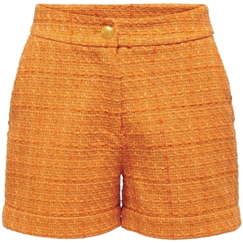 Υφασμάτινα Γυναίκα Σόρτς / Βερμούδες Only Billie Boucle Shorts - Apricot Orange
