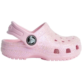 Παπούτσια Παιδί Σανδάλια / Πέδιλα Crocs Classic Glitter - Flamingo Ροζ