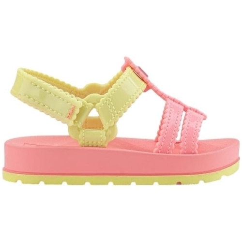 Παπούτσια Παιδί Σανδάλια / Πέδιλα Zaxynina Conectada Baby - Neon Pink / Light Gree Ροζ