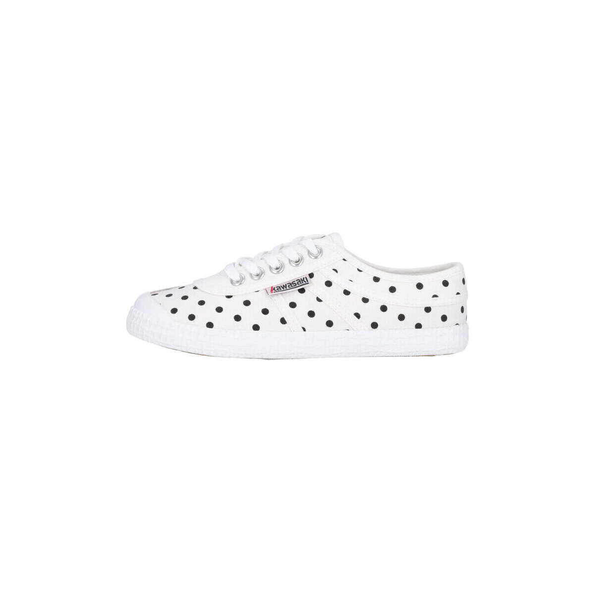 Παπούτσια Sneakers Kawasaki Polka Canvas Shoe  1024 Marshmallow Άσπρο