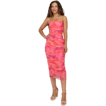 Υφασμάτινα Γυναίκα Φορέματα La Modeuse 67367_P156415 Ροζ