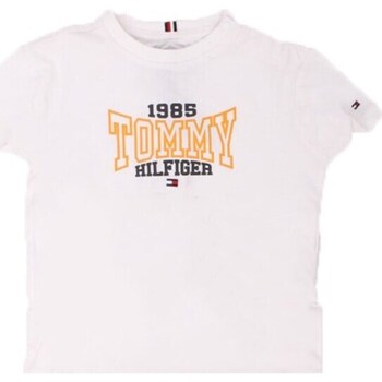 Υφασμάτινα Αγόρι T-shirt με κοντά μανίκια Tommy Hilfiger KB0KB08323J Άσπρο