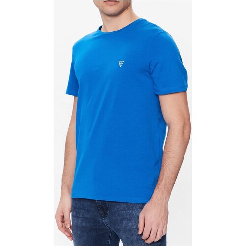 Υφασμάτινα Άνδρας T-shirt με κοντά μανίκια Guess U94M09 K6YW1 Μπλέ