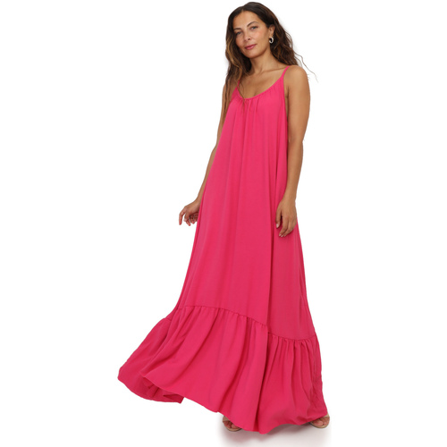Υφασμάτινα Γυναίκα Φορέματα La Modeuse 67362_P156410 Ροζ