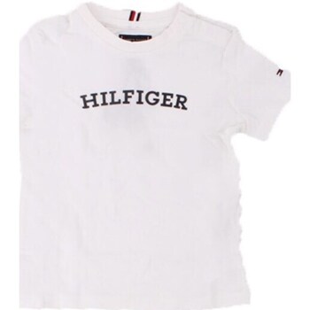Υφασμάτινα Αγόρι T-shirt με κοντά μανίκια Tommy Hilfiger KB0KB08333J Άσπρο