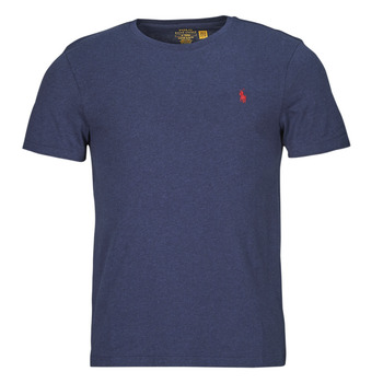 Υφασμάτινα Άνδρας T-shirt με κοντά μανίκια Polo Ralph Lauren T-SHIRT AJUSTE EN COTON Marine / Chiné / Springe / Navy / Heather58