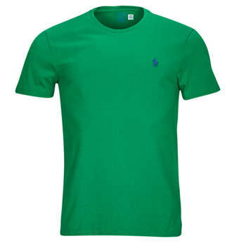 Υφασμάτινα Άνδρας T-shirt με κοντά μανίκια Polo Ralph Lauren T-SHIRT AJUSTE EN COTON Green / Billiard