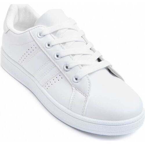 Παπούτσια Γυναίκα Χαμηλά Sneakers Leindia 83135 Άσπρο