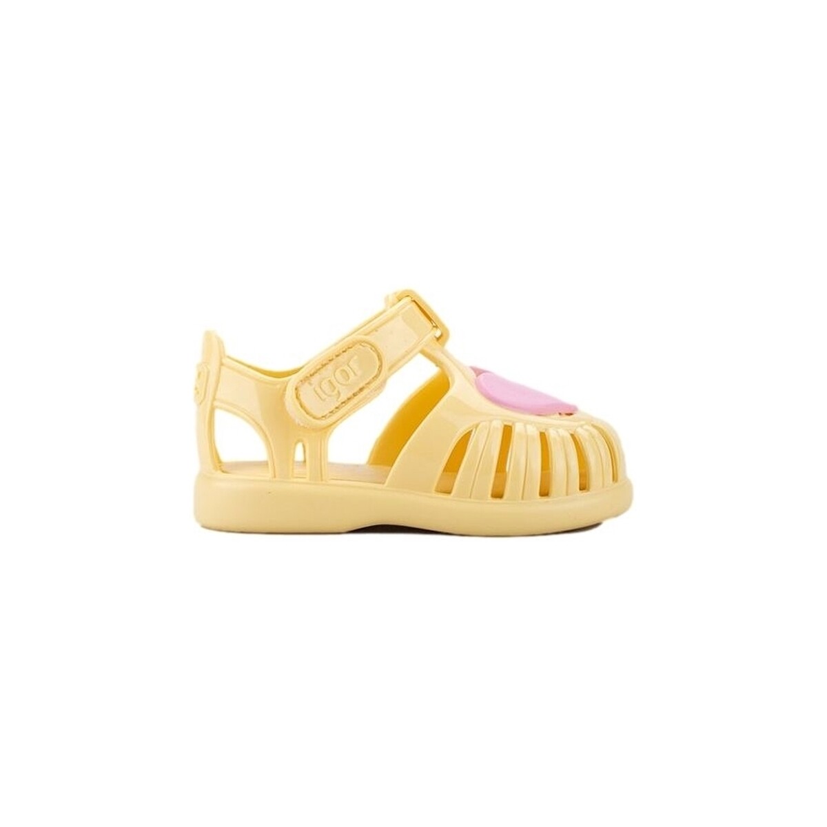 Παπούτσια Παιδί Σανδάλια / Πέδιλα IGOR Baby Sandals Tobby Gloss Love - Vanilla Yellow
