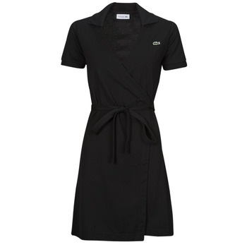 Υφασμάτινα Γυναίκα Κοντά Φορέματα Lacoste EF7252 Black