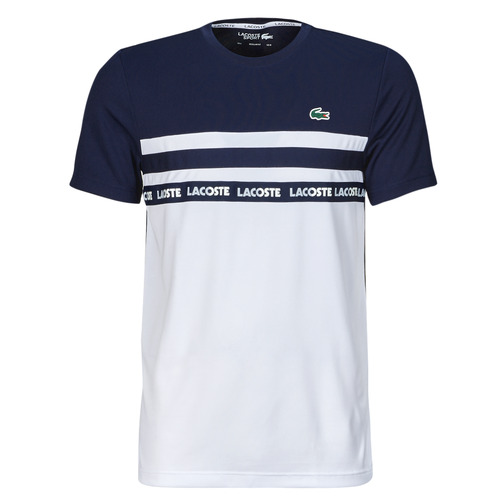Υφασμάτινα Άνδρας T-shirt με κοντά μανίκια Lacoste TH7515 Marine / Άσπρο