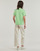 Υφασμάτινα Γυναίκα T-shirt με κοντά μανίκια Lacoste TF2594 Green / Άσπρο